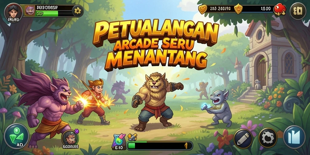 Tampilan gameplay seru dan menantang di 8ID.