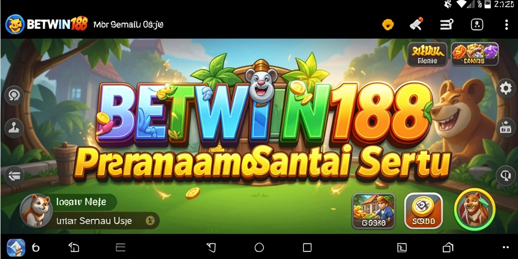 Tampilan gameplay menarik dari BETWIN188 dengan mode santai.