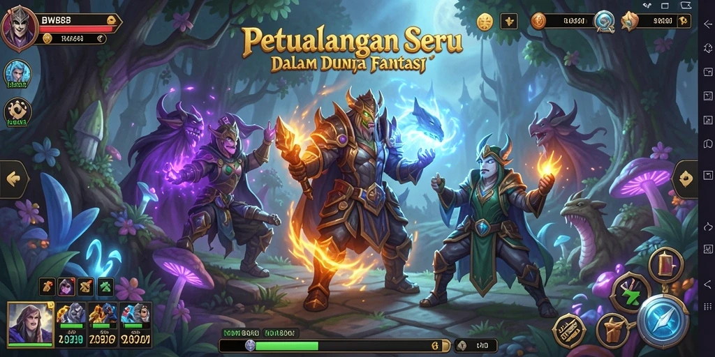 Tampilan gameplay BW888 yang menegangkan dan penuh petualangan.