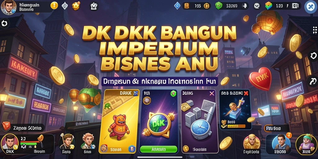 Screenshot gameplay DKK menunjukkan grafis menarik dan interaksi dinamis.