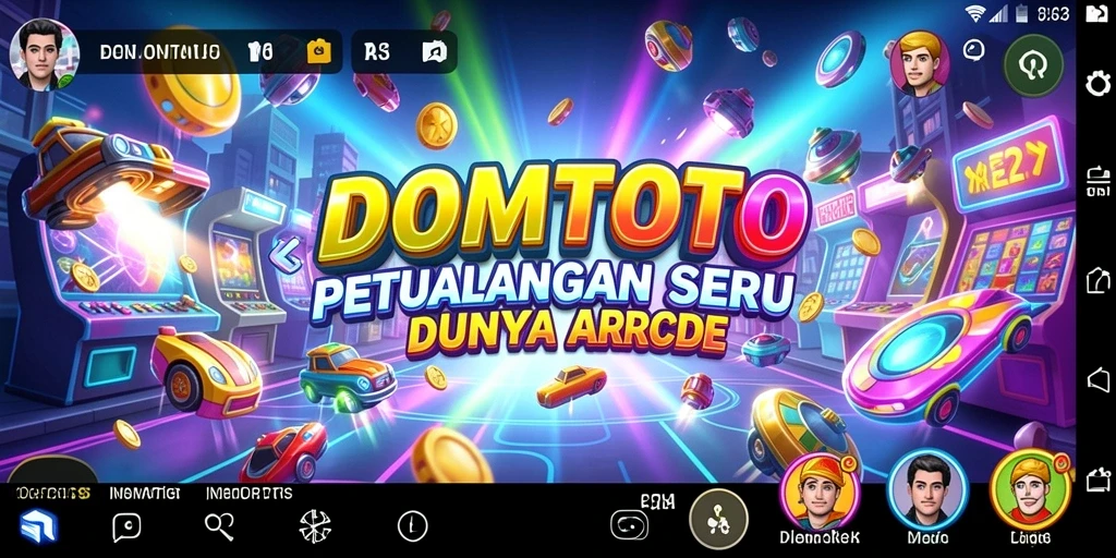 Tampilan gameplay seru dari DOMTOTO dengan aksi cepat dan tantangan menarik.
