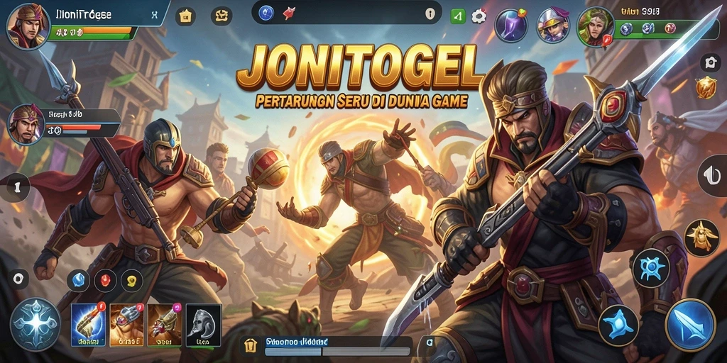 Tampilan Gameplay Menarik di JONITOGEL dengan Aksi Pertarungan Seru.
