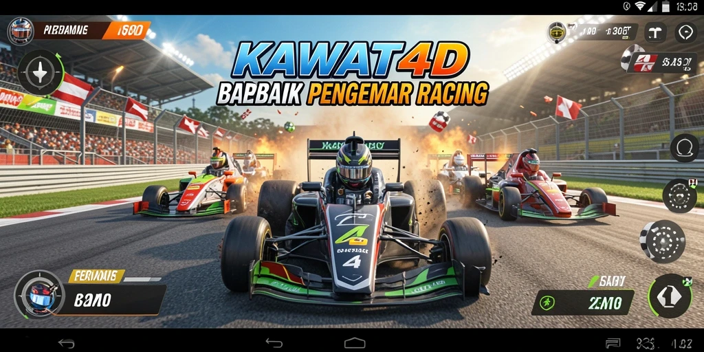 Tampilan permainan balap KAWAT4D yang menegangkan dan penuh aksi.