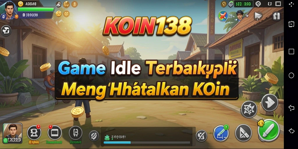 Screenshot gameplay KOIN138 menampilkan proses pengumpulan koin yang seru.