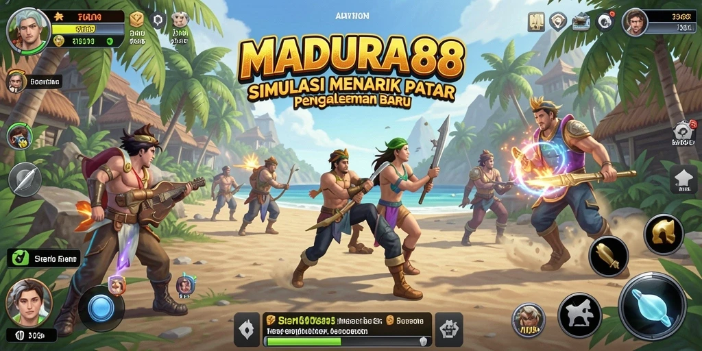 Tampilan gameplay MADURA88 yang mengasyikkan dan interaktif.