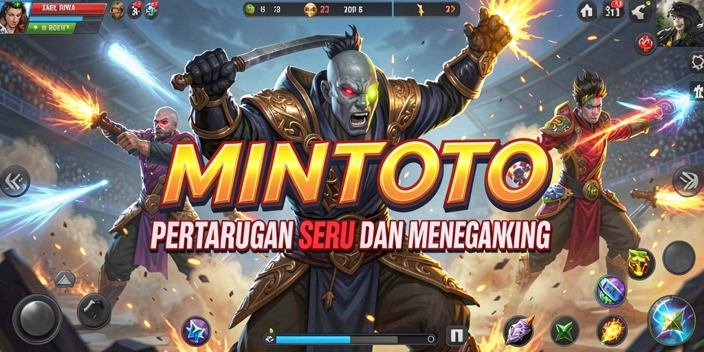 Gameplay seru dan intens di MINTOTO dengan karakter bertarung yang unik.