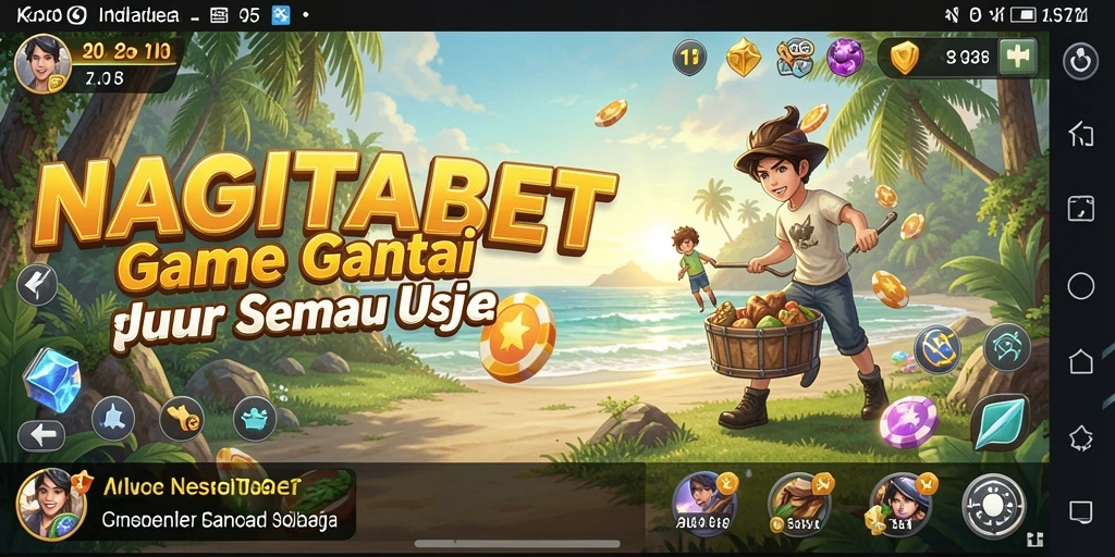 Tangkapan layar dari gameplay seru NAGITABET yang penuh warna.