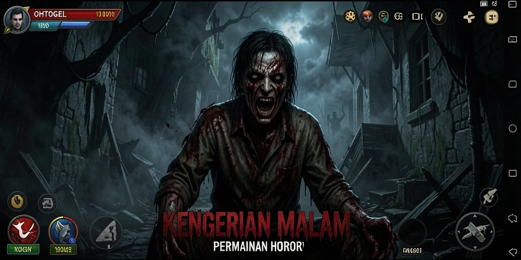 Screenshot gameplay menakutkan dari OHTOGEL yang memicu adrenalin.
