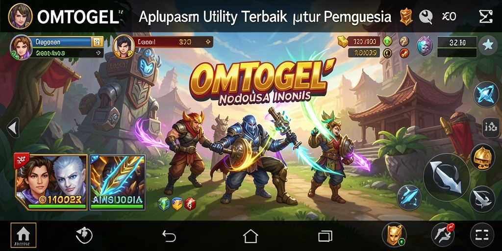 Tampilan antarmuka user-friendly OMTOGEL yang memudahkan navigasi.