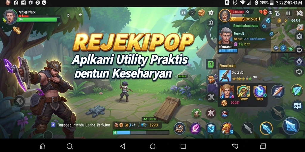 Tampilan antarmuka REJEKIPOP yang memudahkan pengguna.