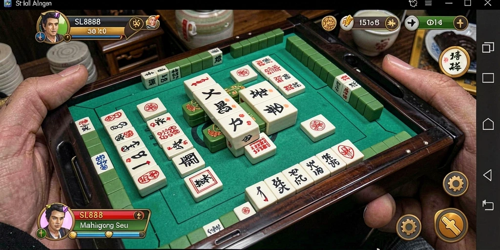 Tampilan menarik permainan Mahjong SL888 dengan grafis yang memukau.