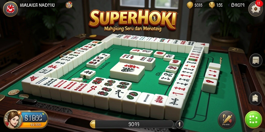 Tampilan menarik dari gameplay SUPERHOKI yang seru.