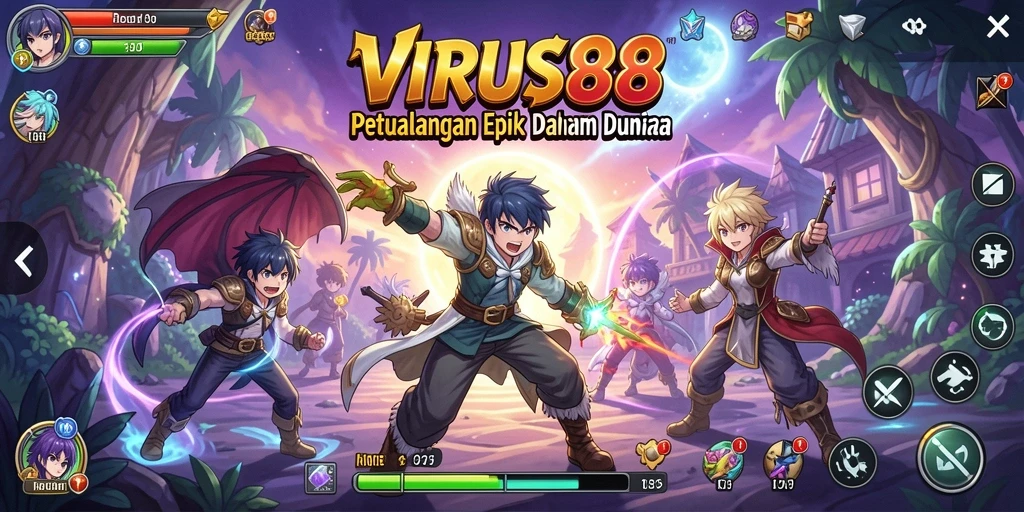Tampilan menarik dari gameplay Anime yang seru dan penuh petualangan.