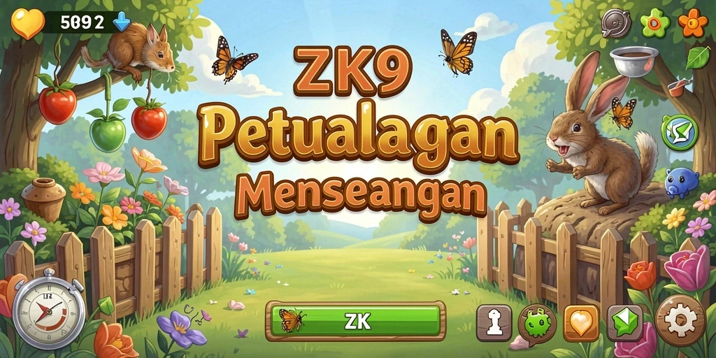 Tampilan gameplay menarik dan interaktif di ZK9.