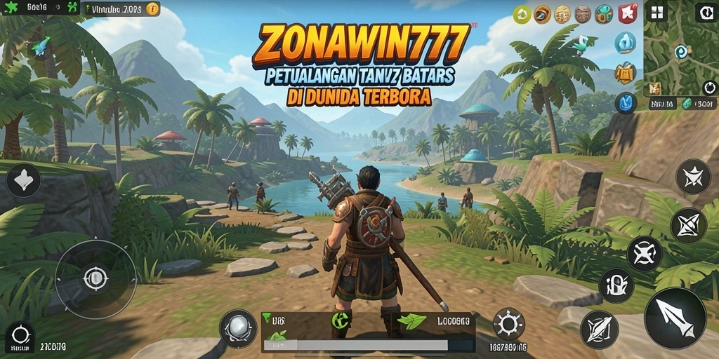 Screenshot menunjukkan petualangan seru dalam dunia terbuka ZONAWIN777.